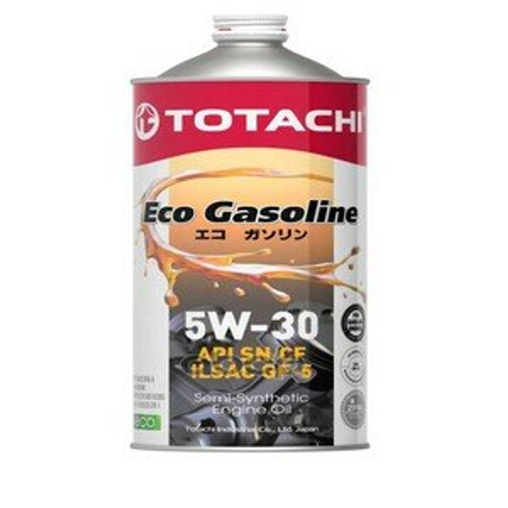 Масло моторное TOTACHI Eco Gasoline 5W-30 полусинтетическое 1 л 4589904934858