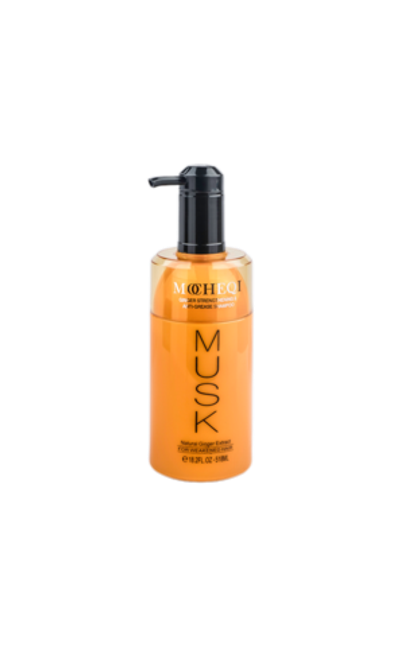 MOCHEQI Professional Musk Ginger Shampoo — шампунь с имбирем для поврежденных волос