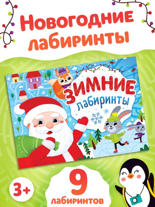 Книга «Зимние лабиринты», арт. 04216 - купить оптом в Москве