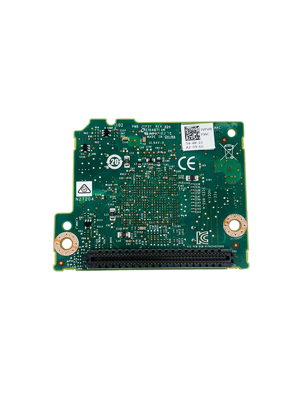 Плата расширения Dell PowerEdge M620 M820 57810S-K 2-Port 10Gbs PCI-E Network Daughter Card  0JVFVR JVFVR
