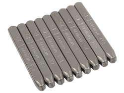 Клейма цифровые 4мм (HRC 60+-2град. DIN 1451) JTC