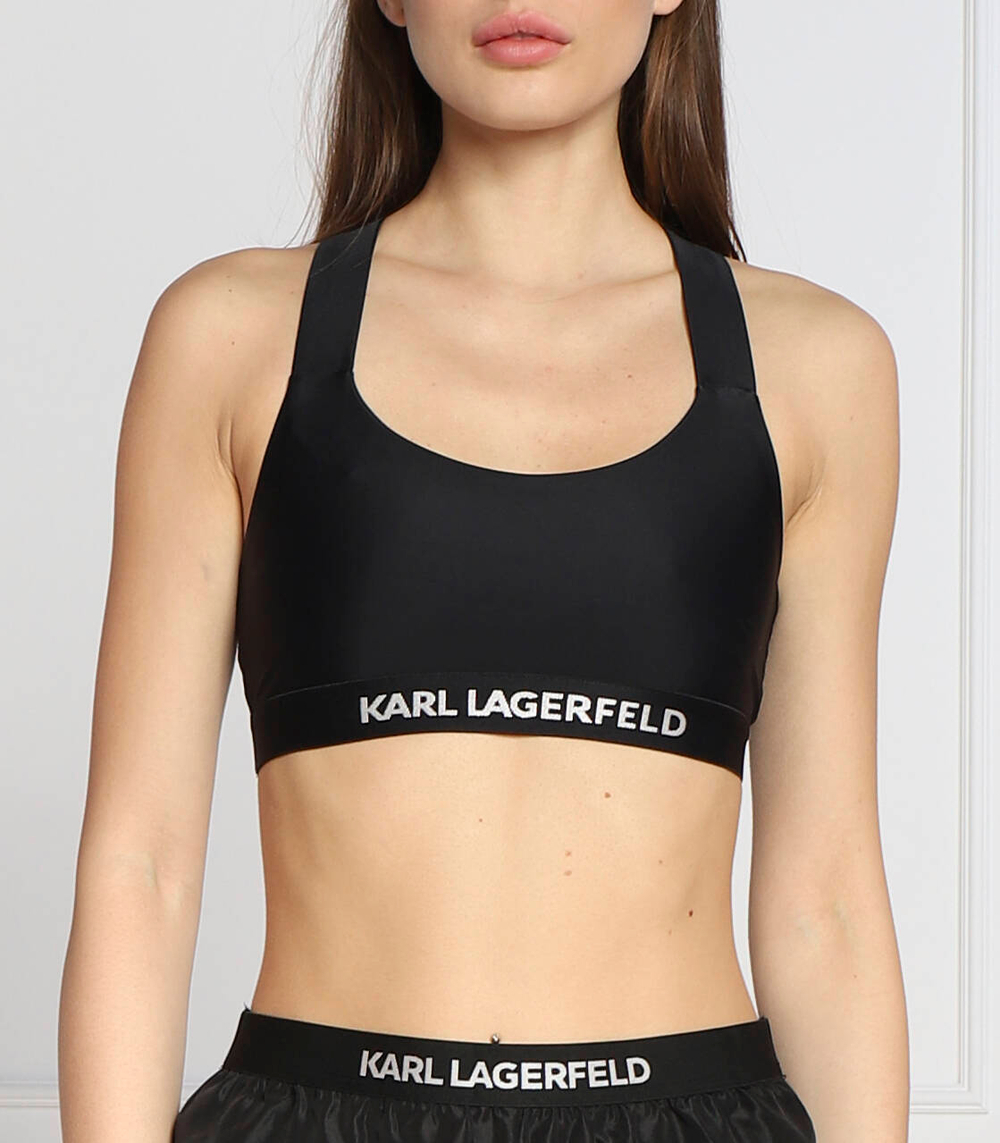 топ бикини Karl Lagerfeld - черный(230W2213)