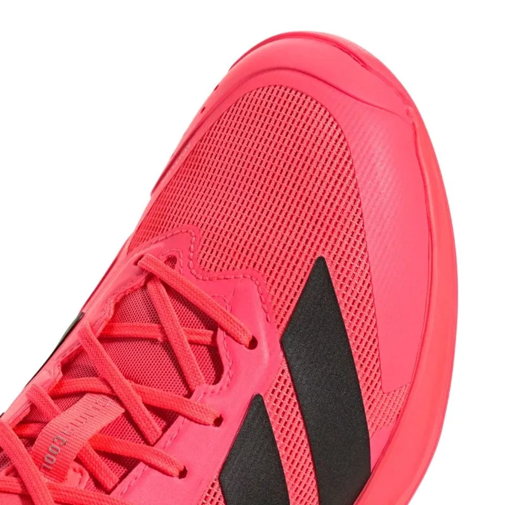 Мужские кроссовки теннисные Adidas Adizero Ubersonic 5 M - solar turbo/core black/solar turbo