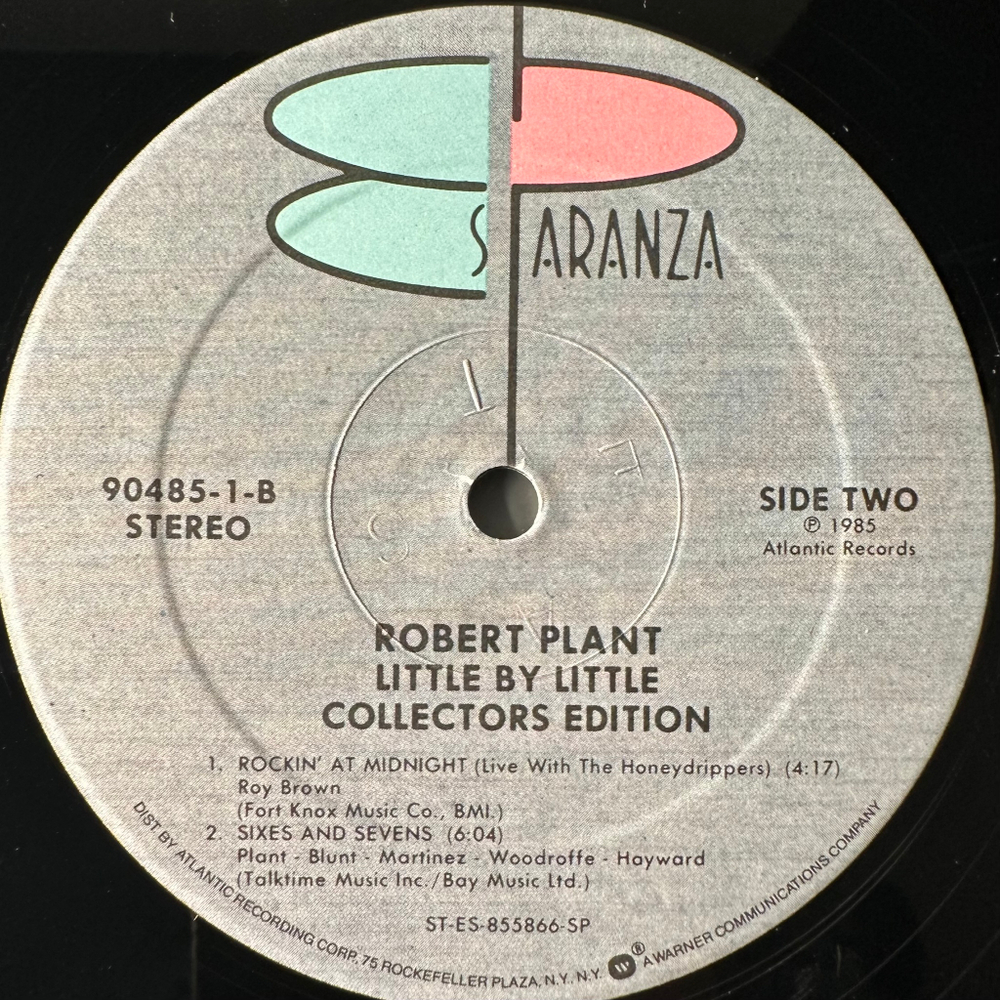Robert Plant ‎– Little By Little Collectors Edition (США 1985г.) EP