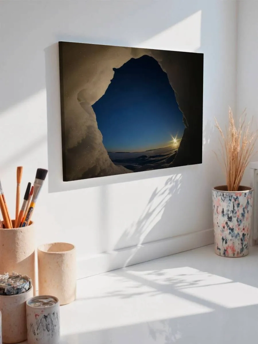 Картина на стену 40 X 50 Зимняя пещера