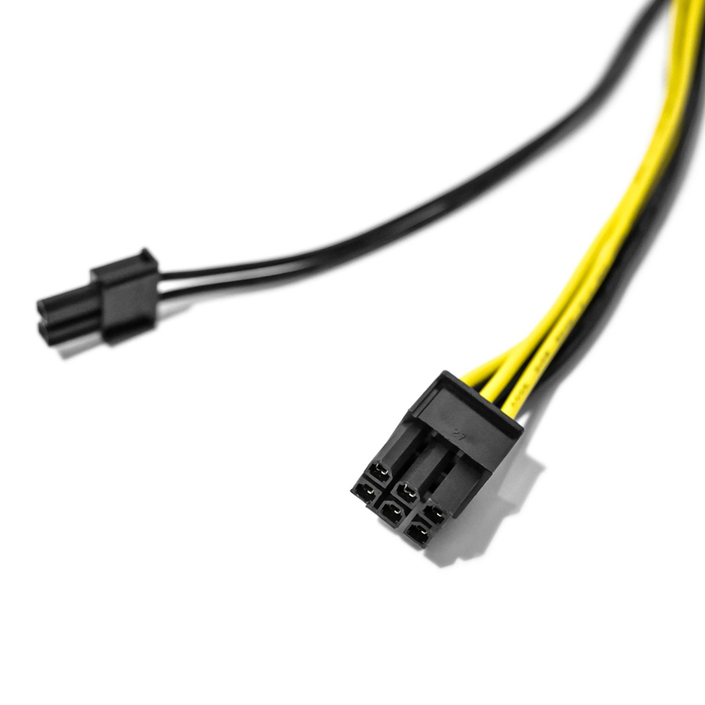 1 шт. Удлинитель PCI-E (8 pin), 20 см, для майнинга, для видеокарты, 8-контактный кабель, PCI Express, провод питания