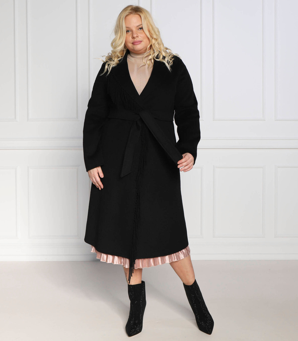 Хлопковое пальто targa plus size Persona by Marina Rinaldi - черный(1013092)