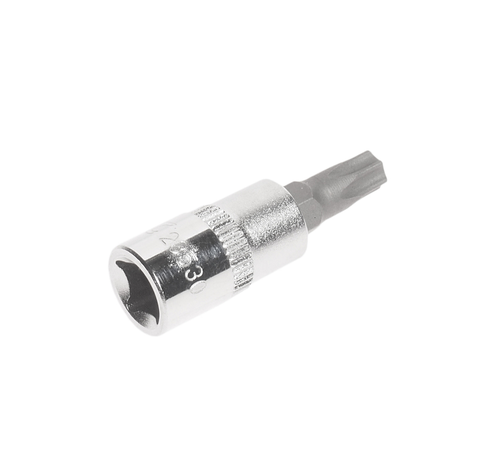 Бита-головка 1/4" TORX T30Hх37мм с отверстием JTC