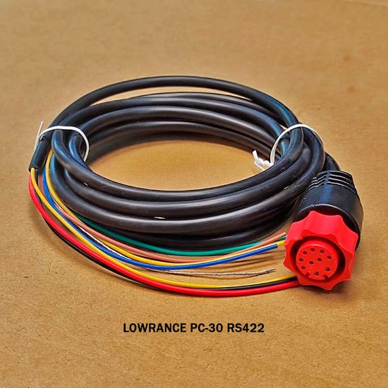 Кабель питания и передачи данных PC-30 RS422 для Lowrance HDS, Elite Ti / Ti2. Replacement 000-0127-49