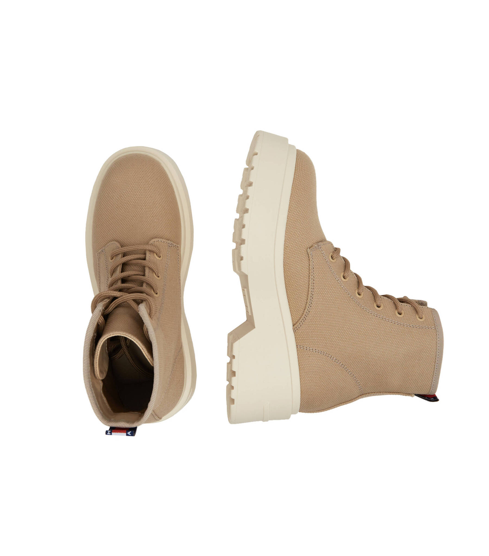 Ботильоны TOMMY JEANS LACE UP FESTIV Tommy Jeans - бежевый(EN0EN02133)