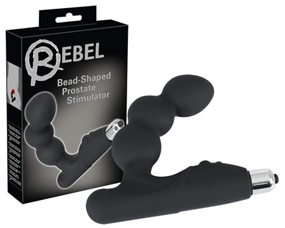 Rebel Bead-shaped Prostate Stimulator - Стимулятор простаты с вибрацией