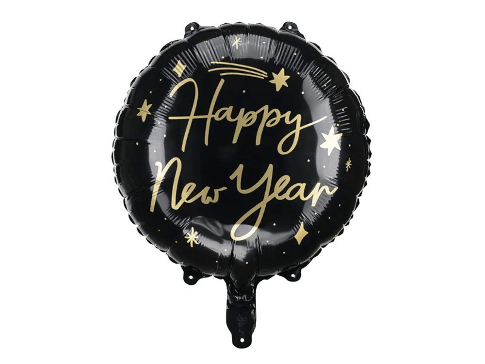 Шар круглый "Счастливого Нового года" [Happy New Year] (45 см)