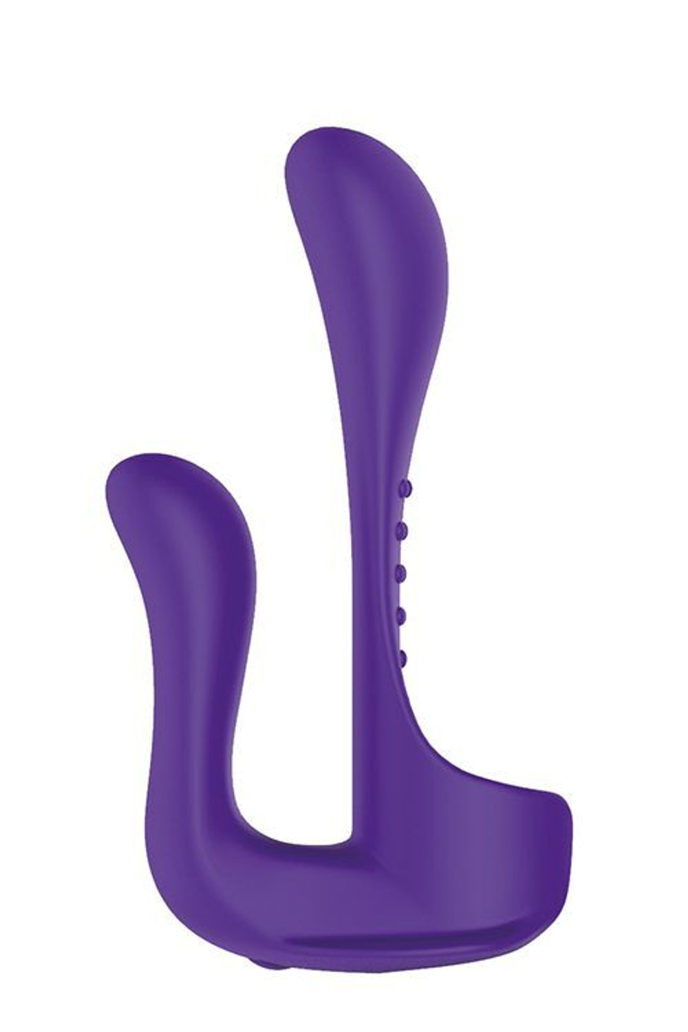 Фиолетовый вибромассажер-насадка N 34 RECHARGEABLE COUPLES VIBE