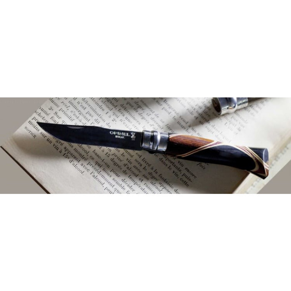 Нож Opinel №8 Chaperon, рукоять африканское дерево, футляр