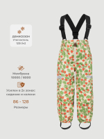 Брюки утеплённые демисезонные Mjölk Strawberry, утеплитель 120гр/м2