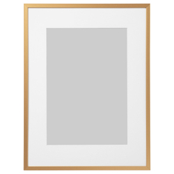 IKEA LOMVIKEN  (ИКЕА ЛОМВИКЕН)  -  Рамка - золотой цвет 30x40 см