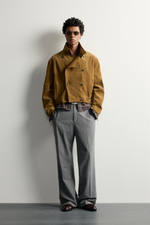 КУРТКА CROPPED FIT ИЗ ВЕЛЬВЕТА — ZARA