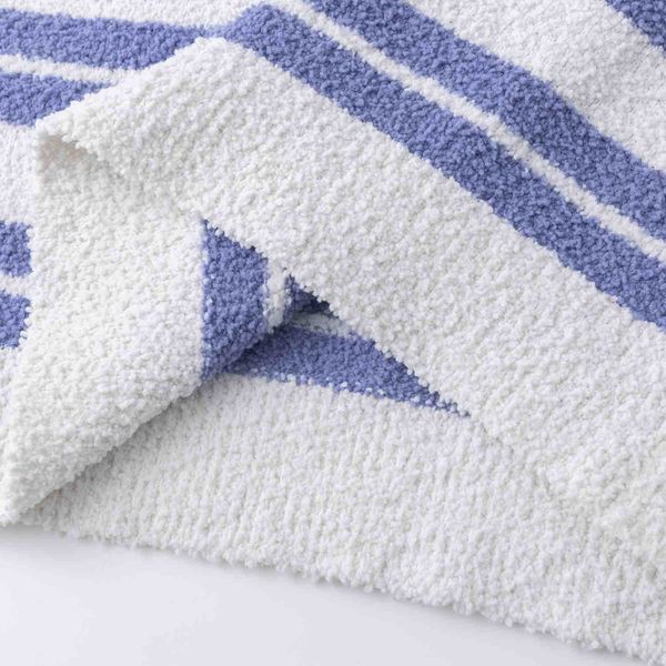 Свитер Soft Strips белый/голубой - фото 6