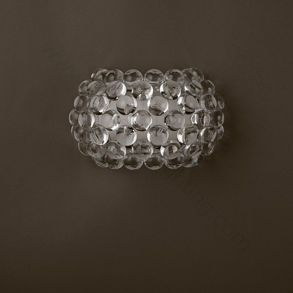 Wall design lamp  CABOCHE piccola by Foscarini (Amber)