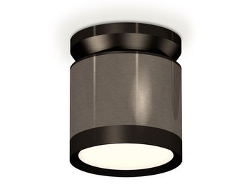 Комплект накладного светильника 1*GX53 XS8115010 DCH/PBK черный хром/черный полированный (N8902, C8115, N8113) DIY System Complects Ambrella