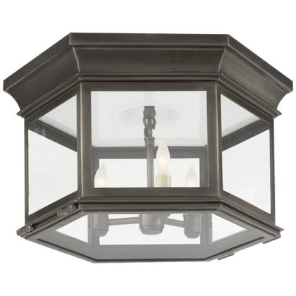 Потолочный светильник Visual Comfort Club Large Hexagonal Flush Mount