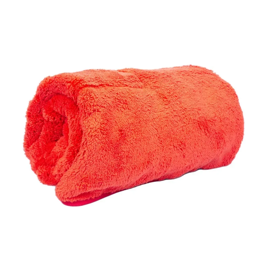 Полотенце из микрофибры для сушки "Big Red" MaxShine, плюшевое, 50*70 см, 1000 г/м, 1085070R