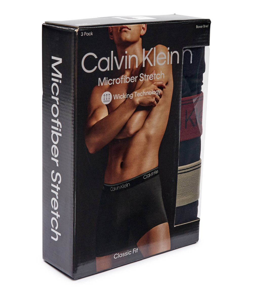 Трусики-боксеры 3шт. Calvin Klein Underwear - черный(000NB2570A)