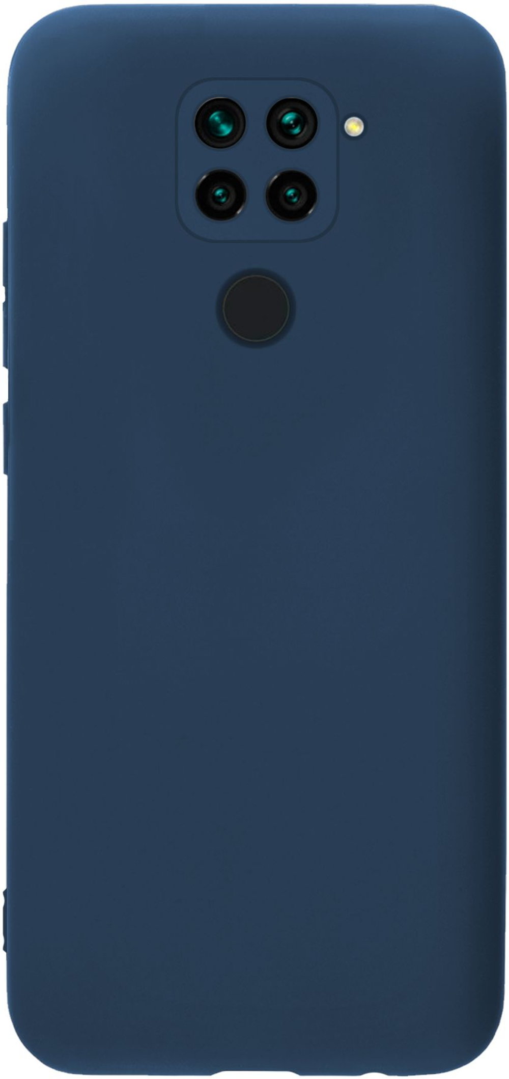 Мягкий Soft Touch чехол из силикона для XIAOMI REDMI NOTE 9 (не PRO / S!) и REDMI 10X с бархатной подкладкой