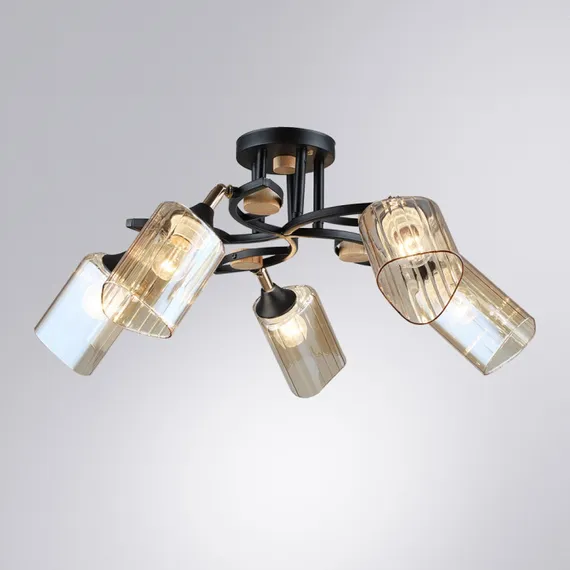 Потолочная люстра Glamore A5076PL-5BK Arte Lamp