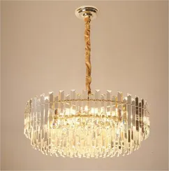 Люстра подвесная NewRgy DM50-ф1000*H330(785) H GOLD, 24×40 Вт, золотая