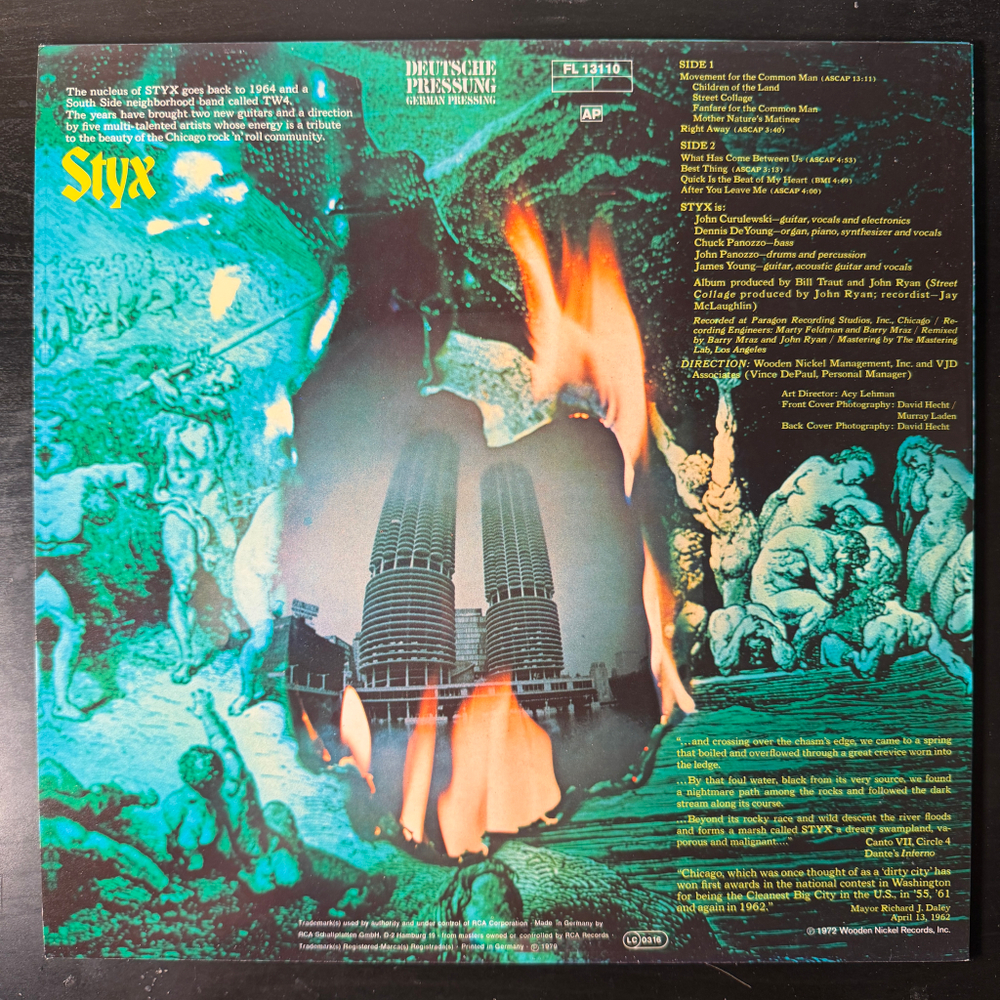 Styx ‎– Styx (Германия 1979г.)
