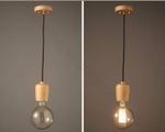 Pendant design lamp Ash  (Black)