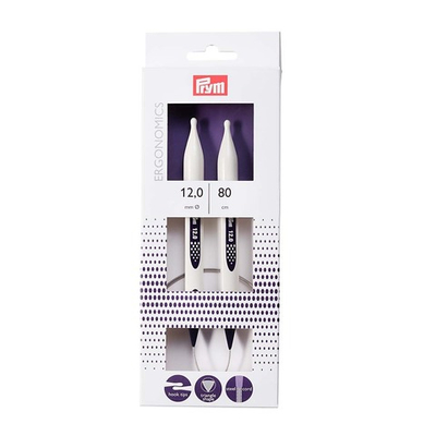 Спицы круговые Ergonomics, 12мм/80см Prym 215814