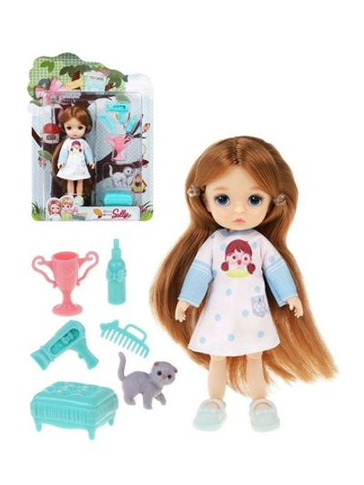 Игровой набор "Мой питомец" кукла 12см, с аксесс, в ассорт. блистер 91087-C