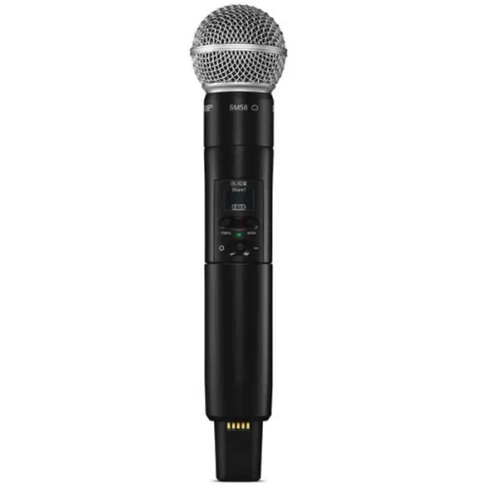 Shure SLXD24E/SM58 — Цифровая вокальная радиосистема с микрофоном SM58