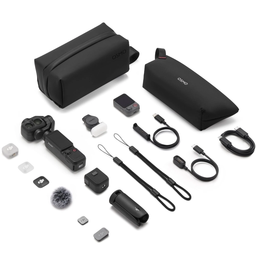 Экшн-камера DJI Osmo Pocket 4P Vlog Combo Черный (Black)
