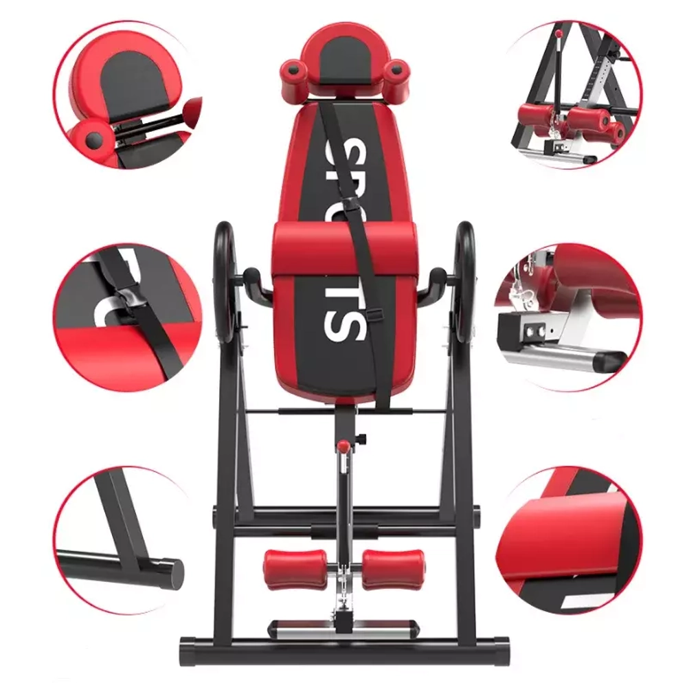 Инверсионный стол S-MAKER Inversion Elite 3в1 черно-красный