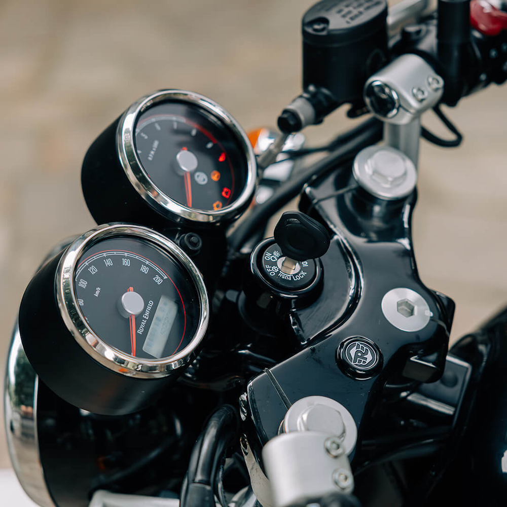 Royal Enfield Continental GT 650 Slipstream Blue (Black Alloy)