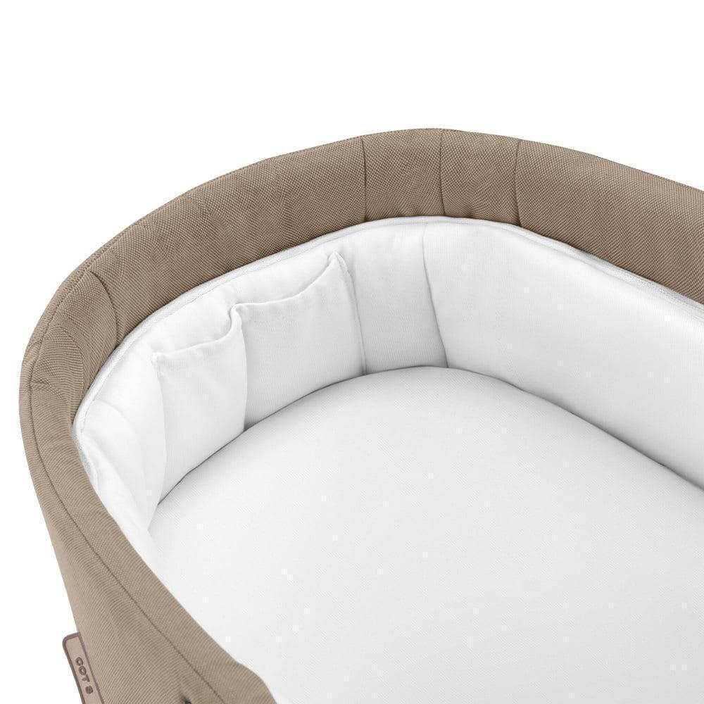 Коляска Cybex Balios S Lux TPE complete Cloud G Moon Black Plus Base G 4 в 1 Almond Beige с дождевиками