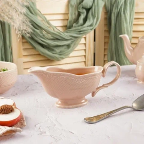 Соусник 350 мл, фарфор,серия "Aristocrat-Peach Tea", Noble