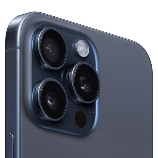 Apple iPhone 15 Pro SIM 128 ГБ, «титановый синий»