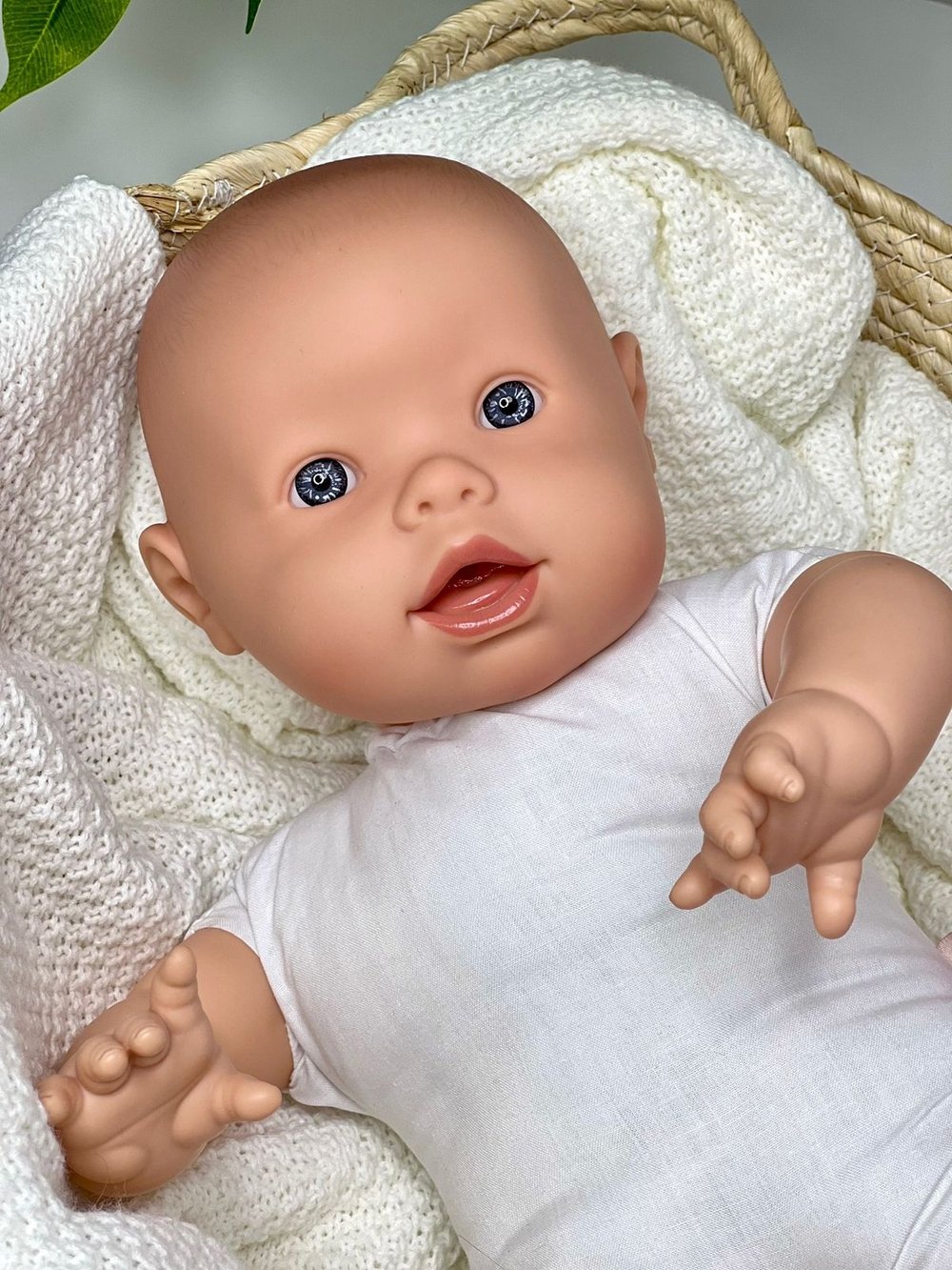 Кукла для девочки мягконабивная 42см без одежды (8075)