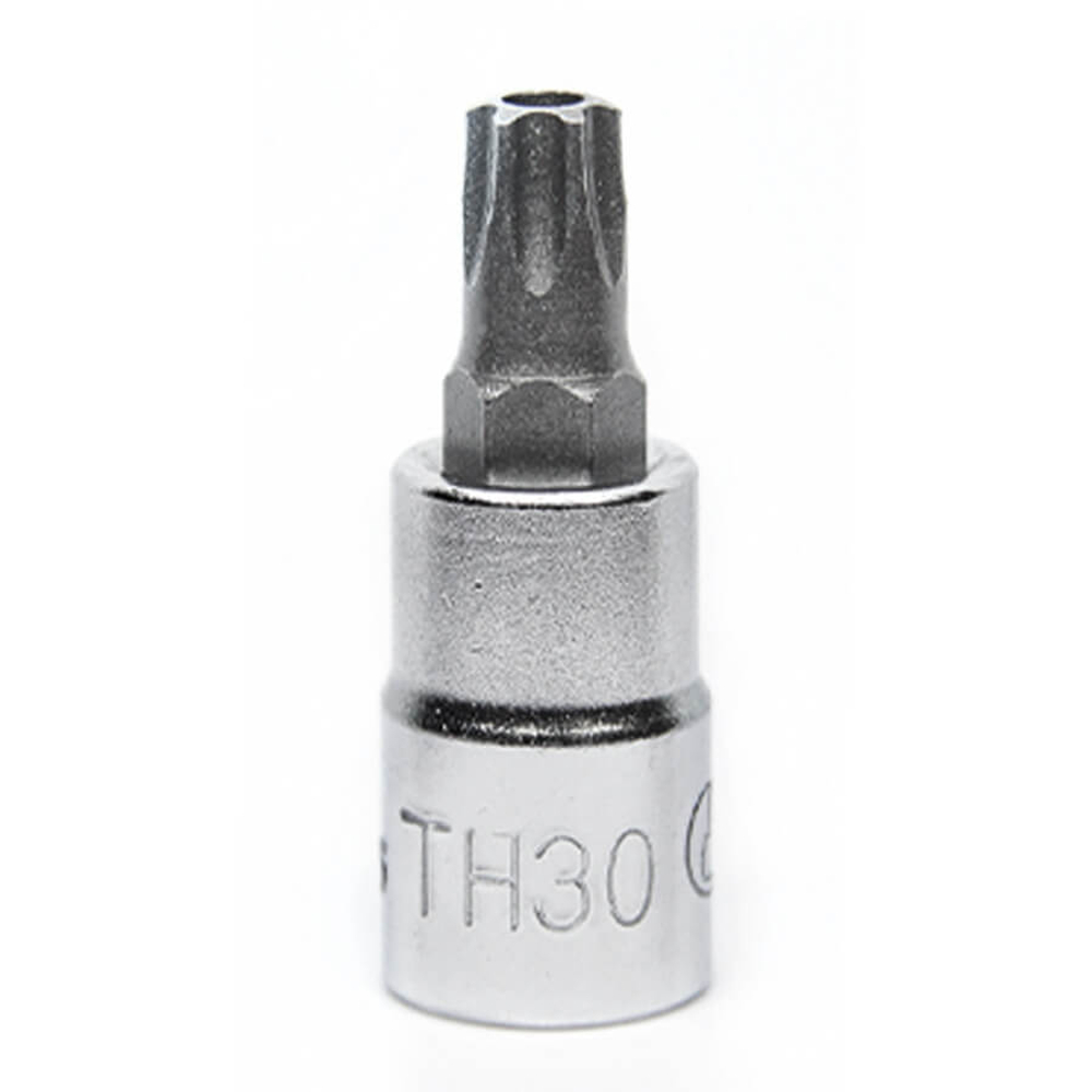 2025TH30 Торцевая головка cо вставкой TORX с отверстием 1/4" ТH30