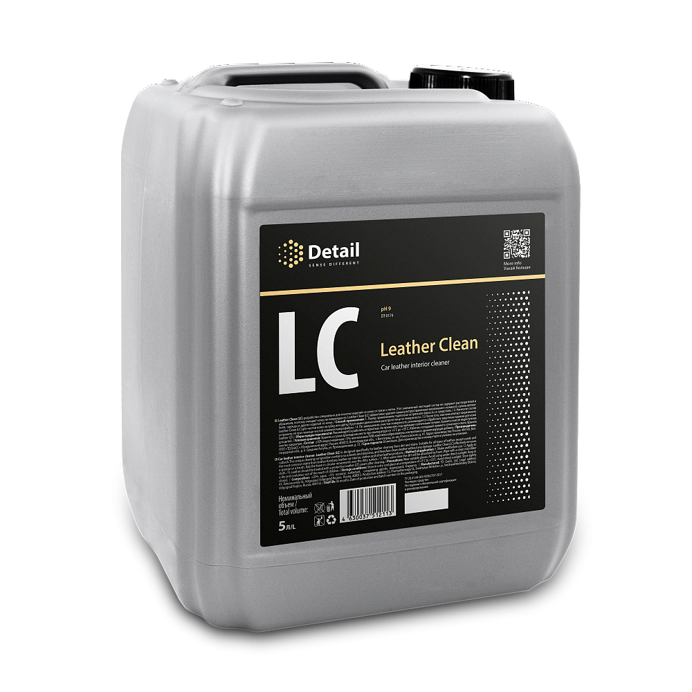 Detail LC Leather Clean очиститель кожи, 5л