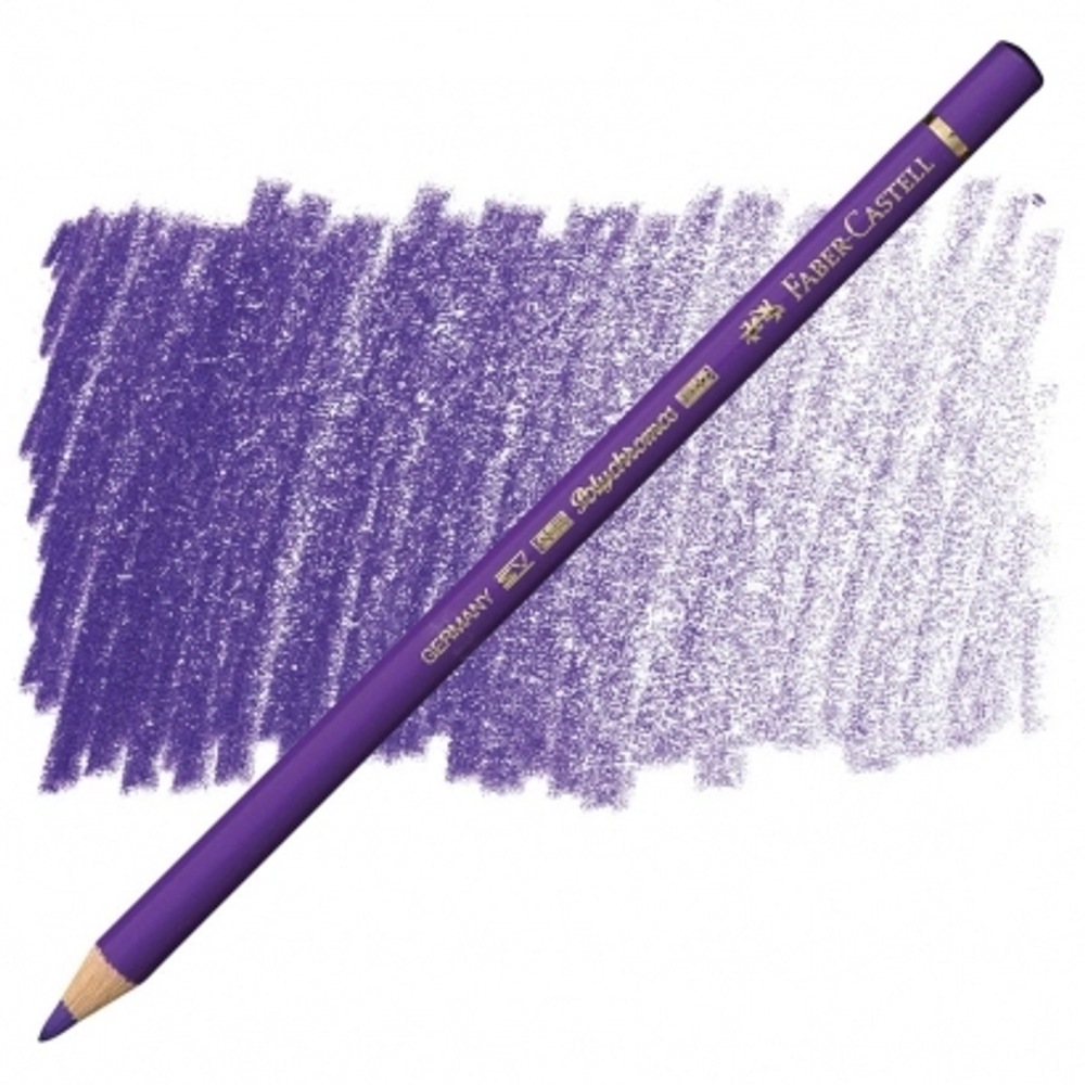 Карандаш художественный Faber-Castell "Polychromos", цвет 136 пурпурно-фиолетовый