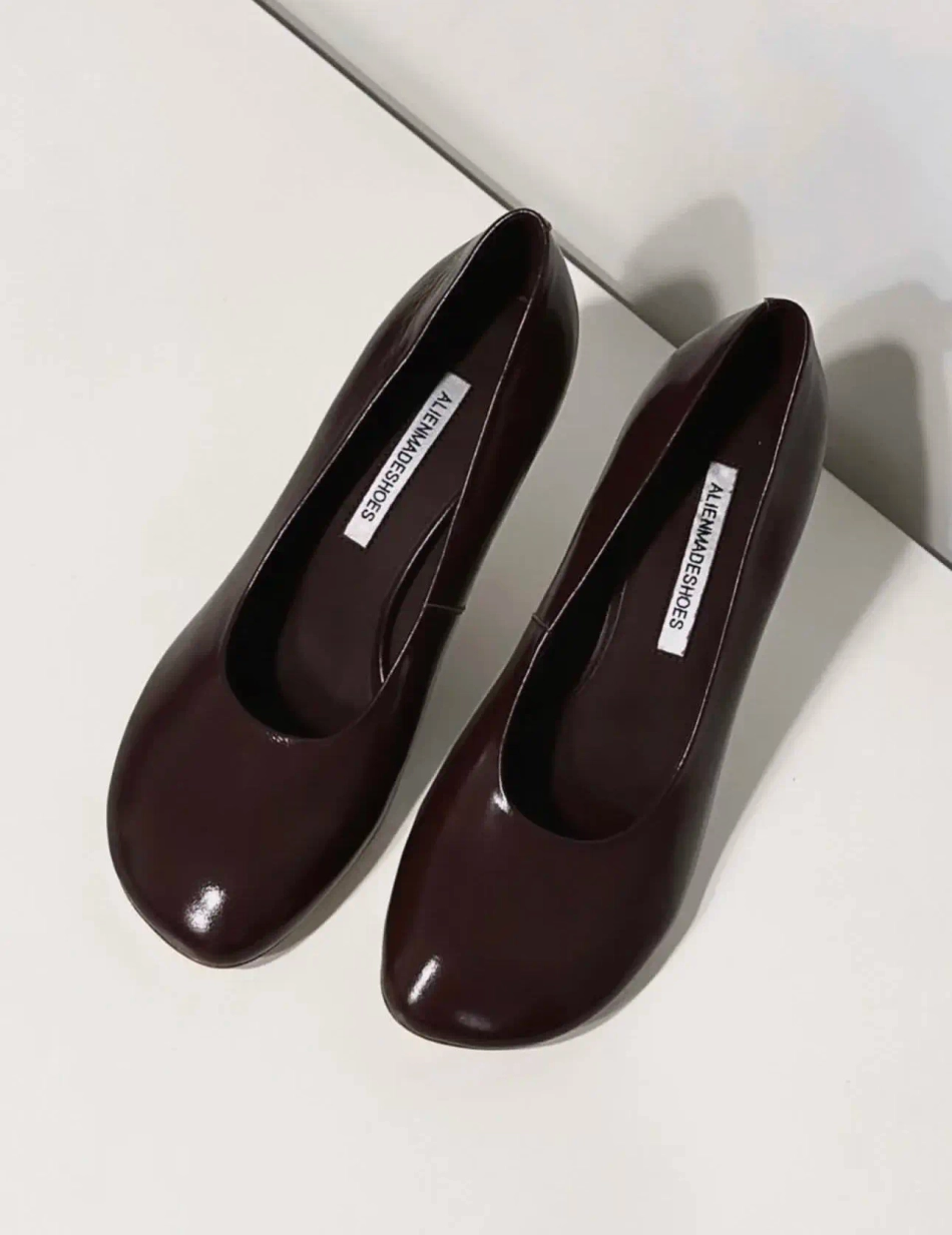 Туфли TIME — ALIEN MADE SHOES, бордовый, фото 4