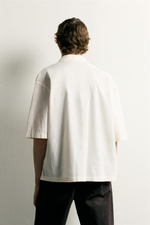 РУБАШКА СО СКЛАДКАМИ RELAXED FIT — ZARA