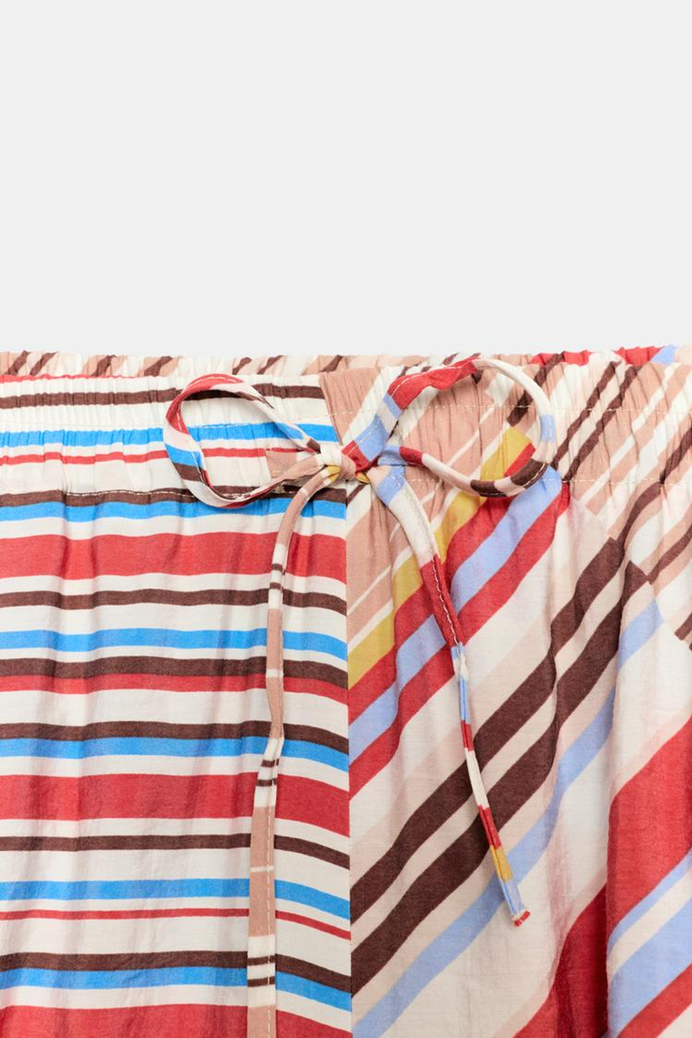 ZARA ШИРОКИЕ БРЮКИ В ПОЛОСКУ, ПОЛОСКИ