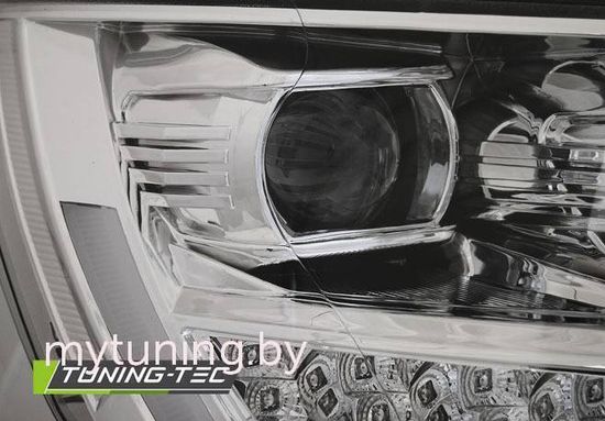 Фары передние DRL CHROME SEQ для VW T6 15-19