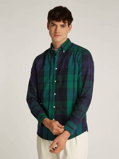 Рубашка OXFORD Tommy Hilfiger - зеленый(MW0MW37351)